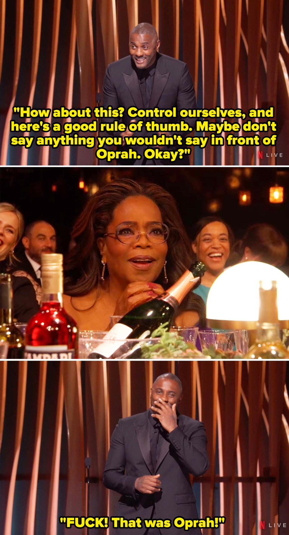 "Fuck! That was Oprah!"