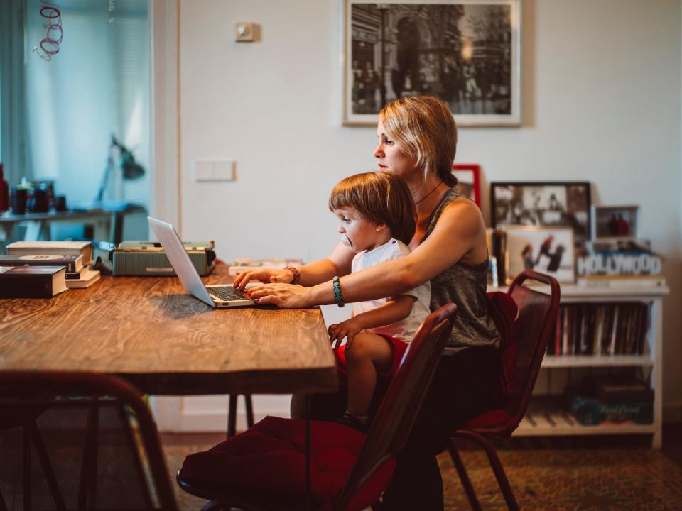 work from home with kids
