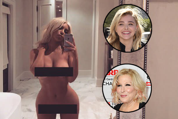 Chloe Moretz Porn - Chloe Grace Moretz, Bette Midler Slam Kim Kardashian's Nude Selfie