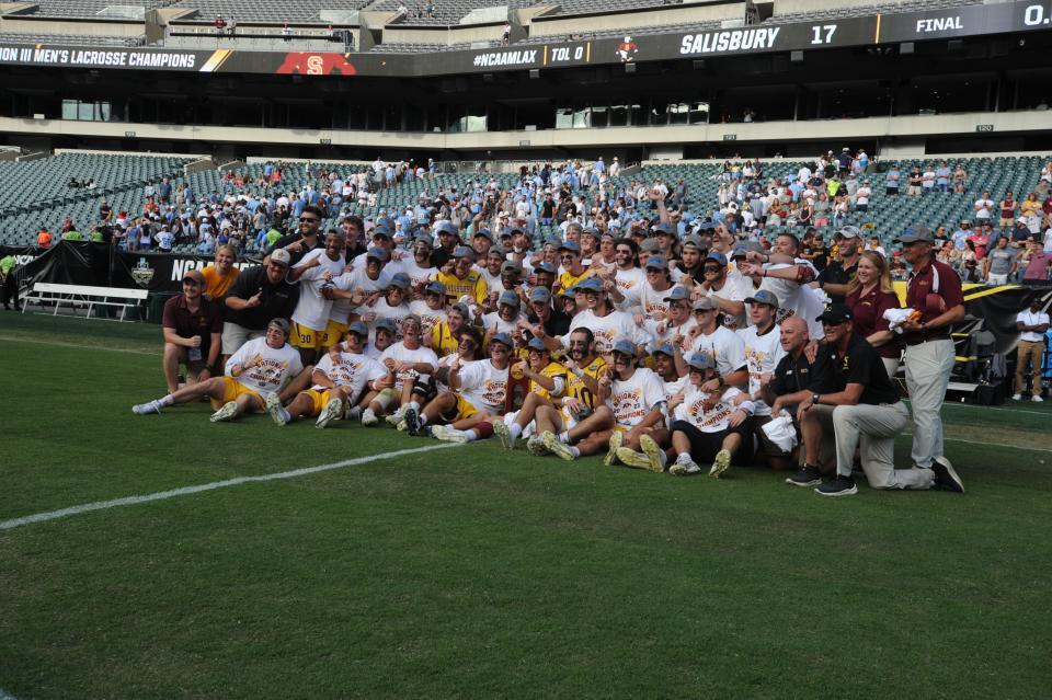 The 2023 Salisbury University Men's Lacrosse team defeated Tufts University 17-12 on May 28 to win their 13th National Championship.