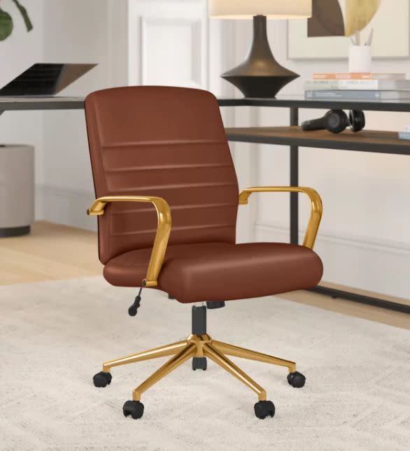 After three months of working from home I knew it was time to invest in a proper office chair. Unfortunately, I really wanted an <a href="https://www.huffpost.com/entry/affordable-office-chairs-that-arent-ugly-and-good-for-your-back_l_5ed6c75dc5b6aade1be38119" target="_blank" rel="noopener noreferrer">office chair that wasn&rsquo;t ugly</a> and matched my home decor, but still offered lumbar support &mdash; so naturally all the styles I wanted (and that were within budget) were out of stock. After putting my email down for multiple waiting lists, I finally got the green light that this <a href="https://fave.co/34Y7Z8c" target="_blank" rel="noopener noreferrer">Katrina Task Chair</a> was back in stock (and <a href="https://fave.co/34Y7Z8c" target="_blank" rel="noopener noreferrer">on sale for $180</a>) last week, so I ordered it immediately as <a href="https://www.huffpost.com/entry/early-prime-day-deals-2020_l_5f7c9e2bc5b60c6bcc62e0b2" target="_blank" rel="noopener noreferrer">an early Prime Day deal</a>. <strong>&mdash; Gonzalez</strong>