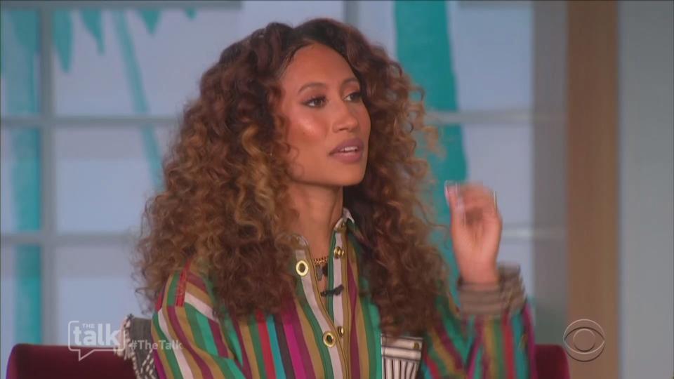 Elaine Welteroth on Monday's The Talk. (Screenshot: The Talk/CBS)
