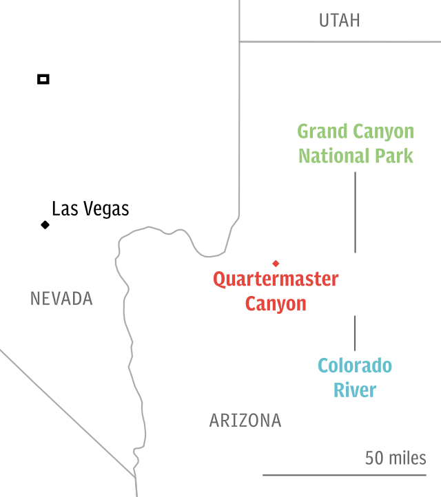 Quartermaster Canyon locator