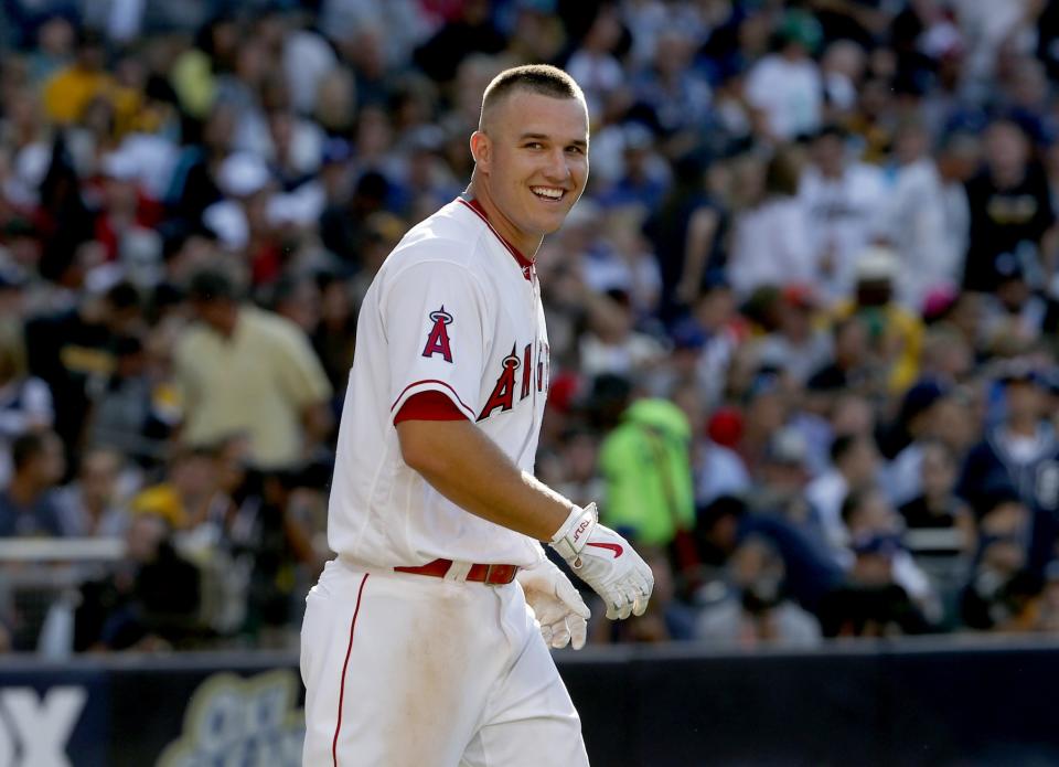 Mike Trout won his second MVP award last month. (AP)