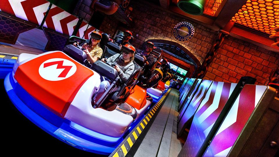 Mario Kart: Bowser's Challenge will give Universal Studios Hollywood guests a taste of what it's like to be in a Mario Kart video game.