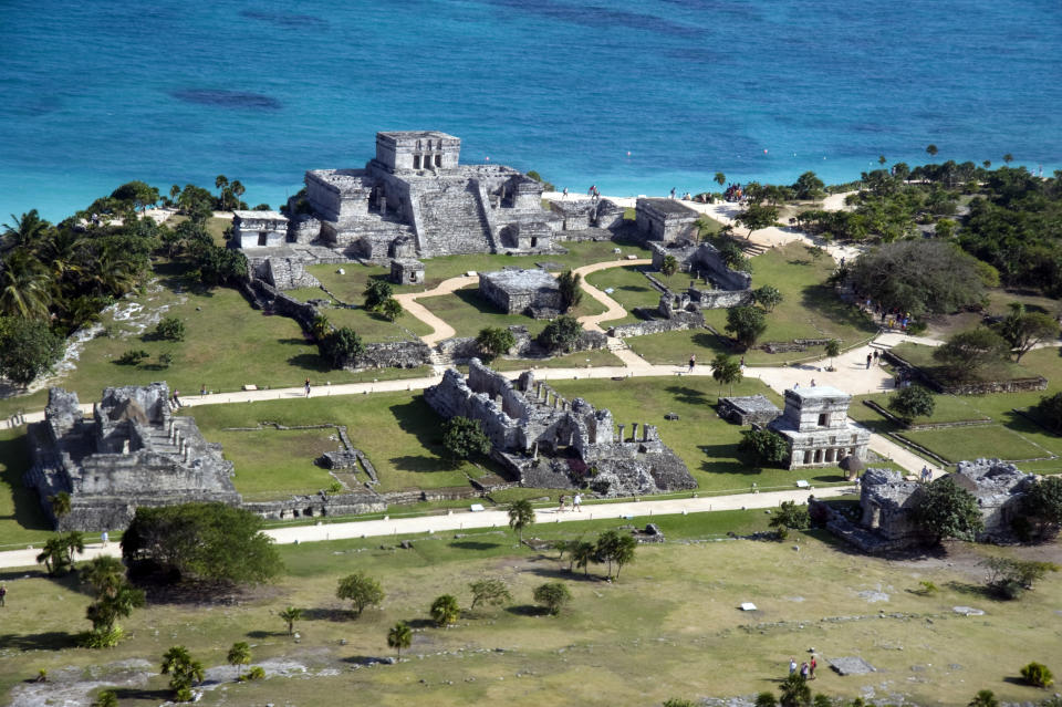 Vista aérea de Tulum (Foto:Getty)