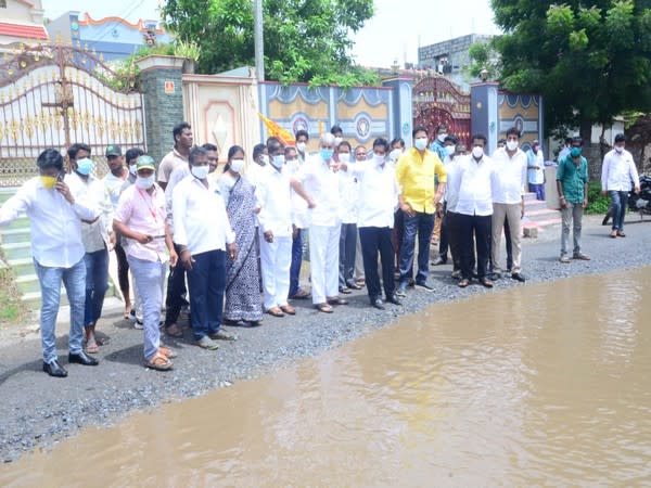 Visuals from Krishna district (ANI)