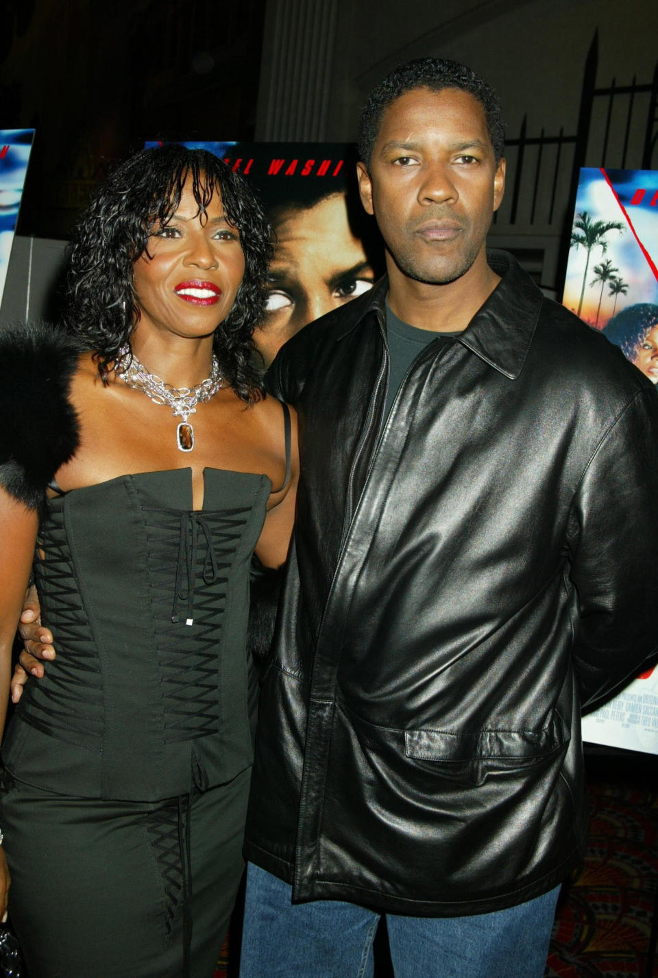 Pauletta and Denzel Washington