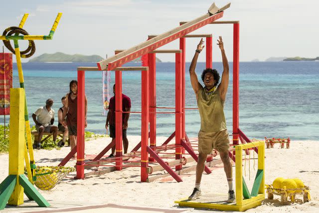 Robert Voets/CBS Kaleb Gebrewold on 'Survivor 45'