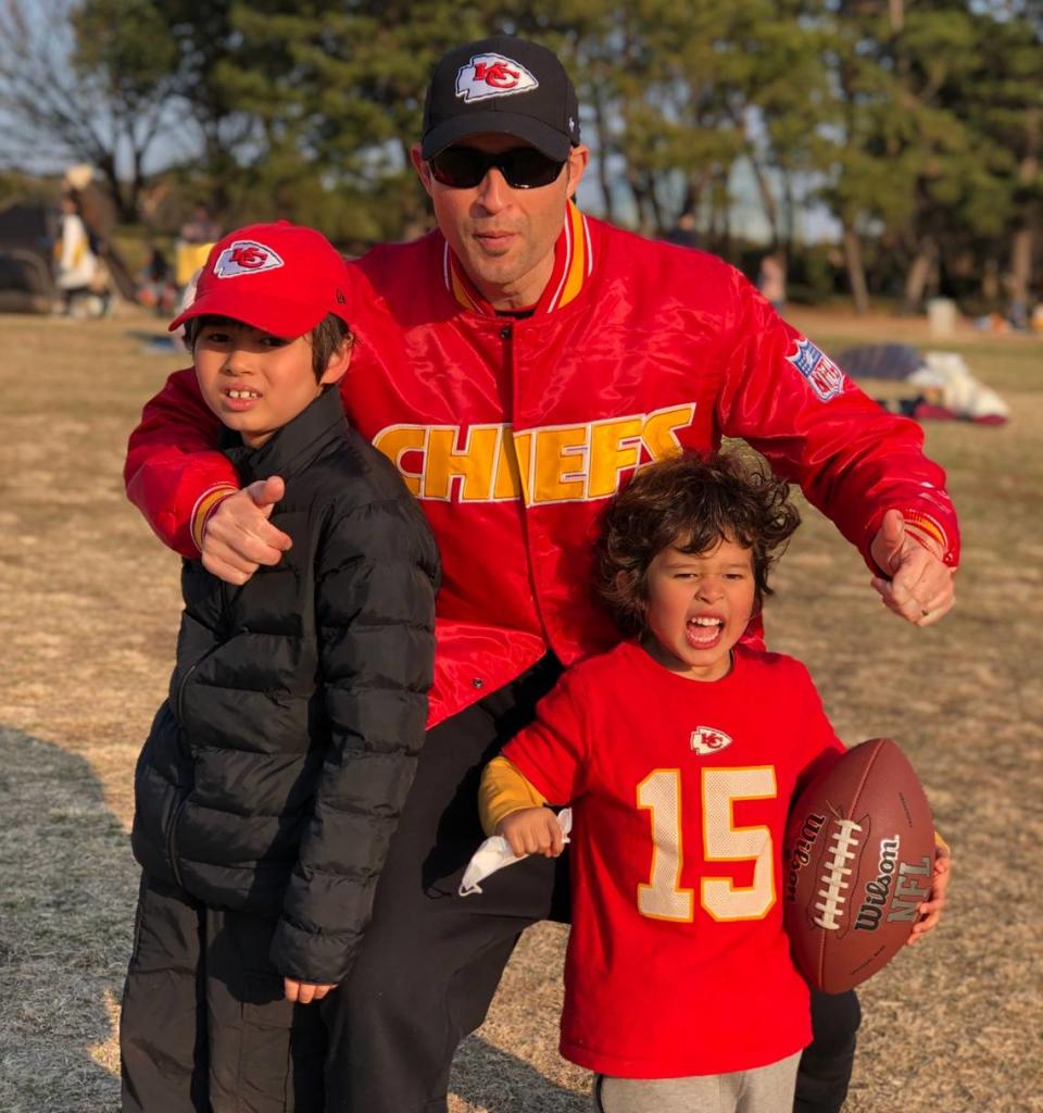 William Nealy now lives with his wife and two sons in Tokyo, Japan, and has kept his Chiefs fandom alive, even when he’s 6,000 miles away from Kansas City.