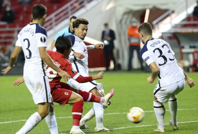 Royal Antwerp had chances to score more against Tottenham 