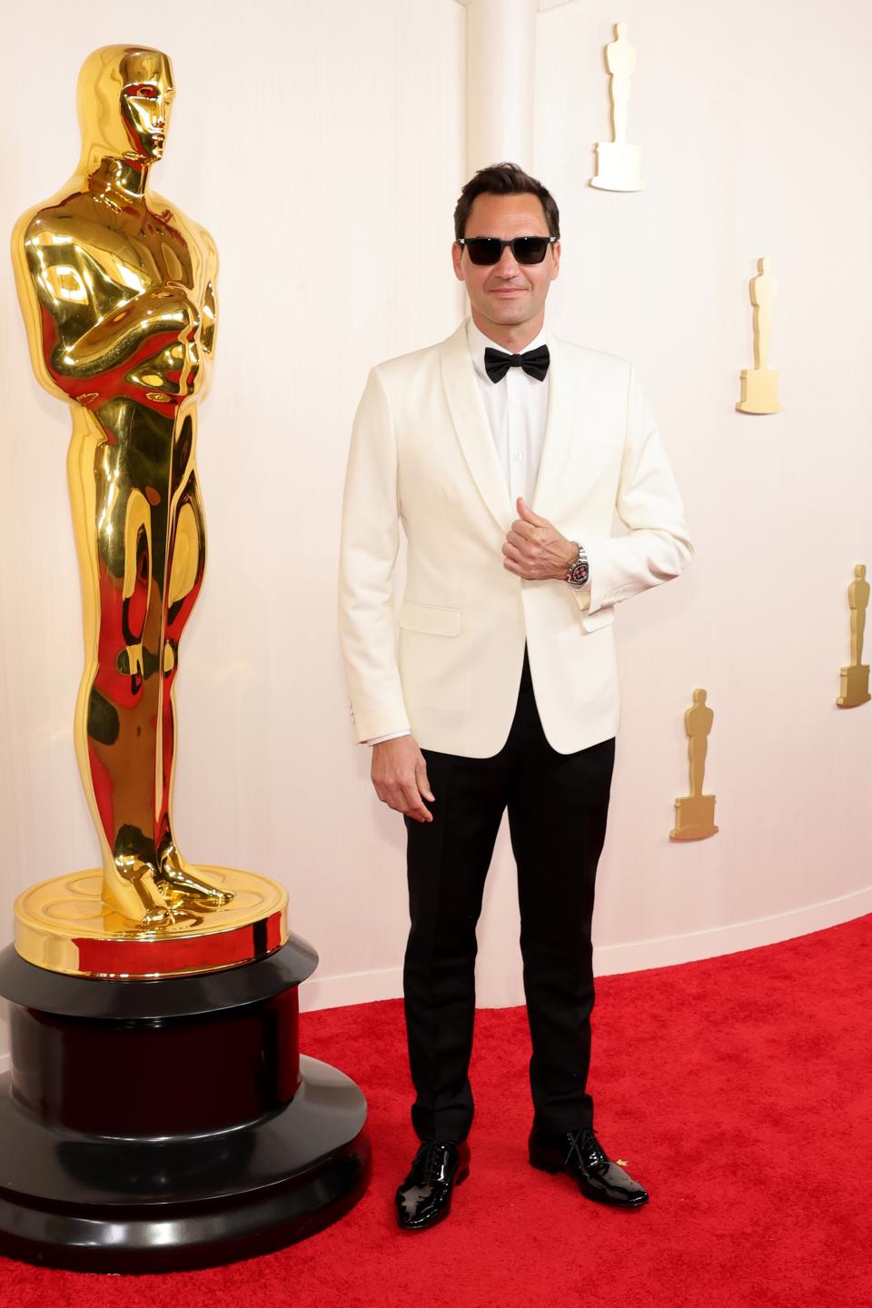 HOLLYWOOD, CALIFORNIA - MARCH 10: Roger Federer attends the 96th Annual Academy Awards on March 10, 2024 in Hollywood, California. (Photo by Arturo Holmes/Getty Images)