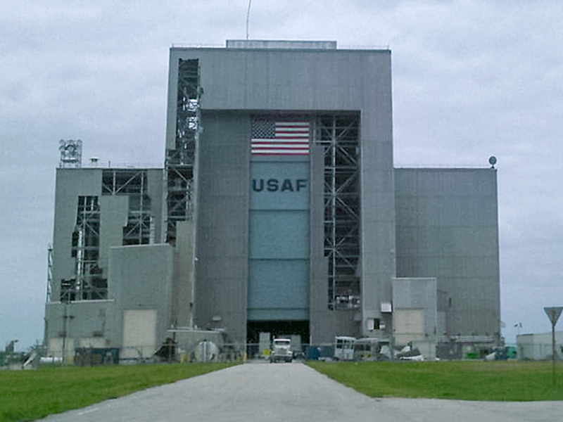 spacex payload processing facility smab building cape canaveral hurricane matthew damage