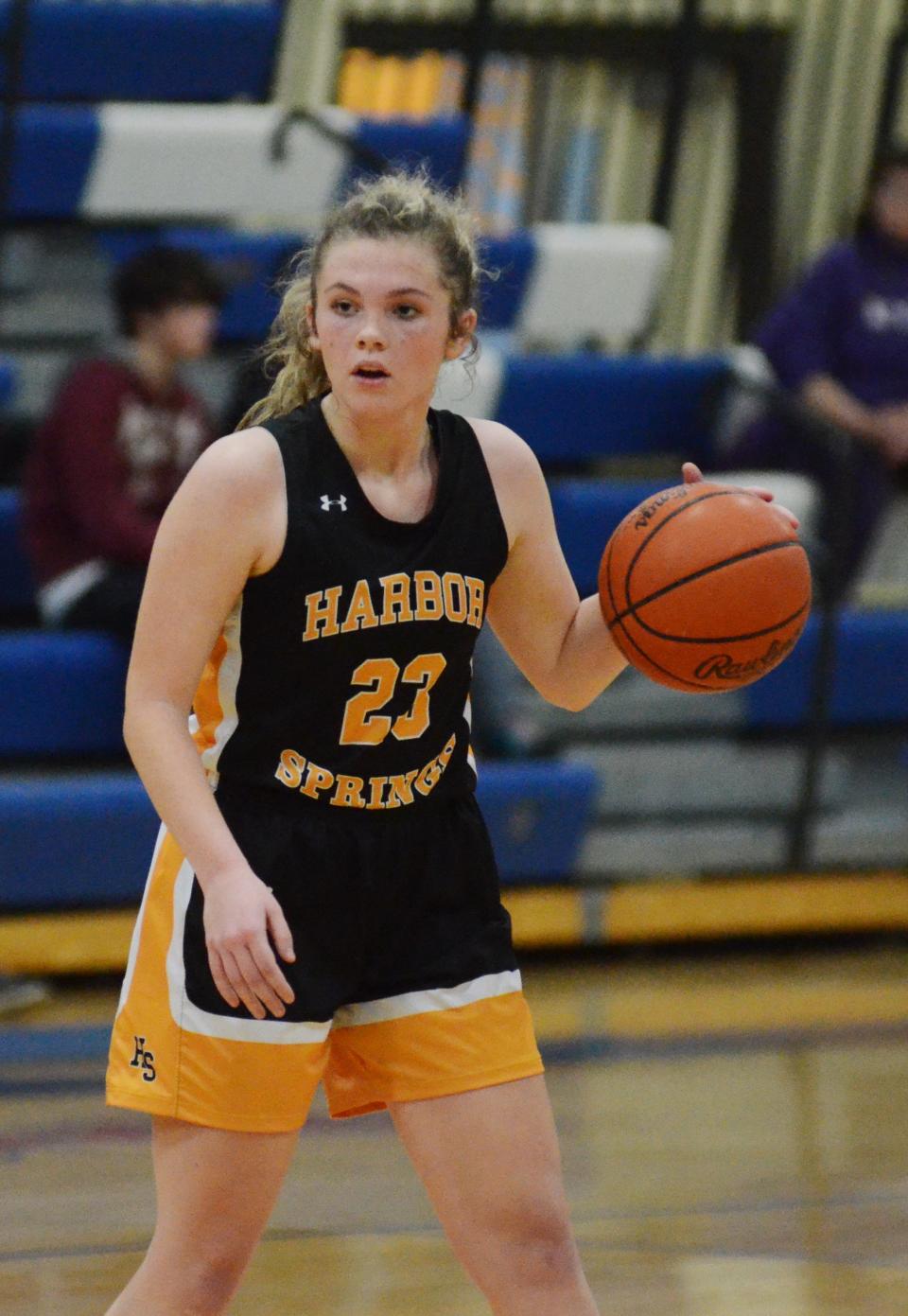 Hailey Fisher put up 12 points to help the Harbor Springs girls top East Jordan.