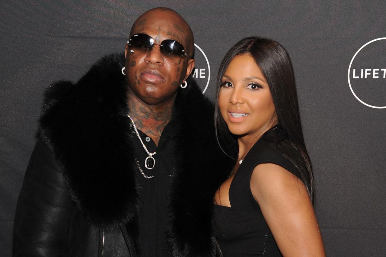 Engaged: Toni Braxton appears to confirm her new relationship status in the trailer: Craig Barritt/Getty Images for Lifetime