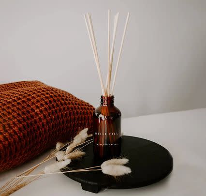 A hot cider reed diffuser can make your home smell like fresh cooked goodies even if your stovetop usually smells like, um, something burning