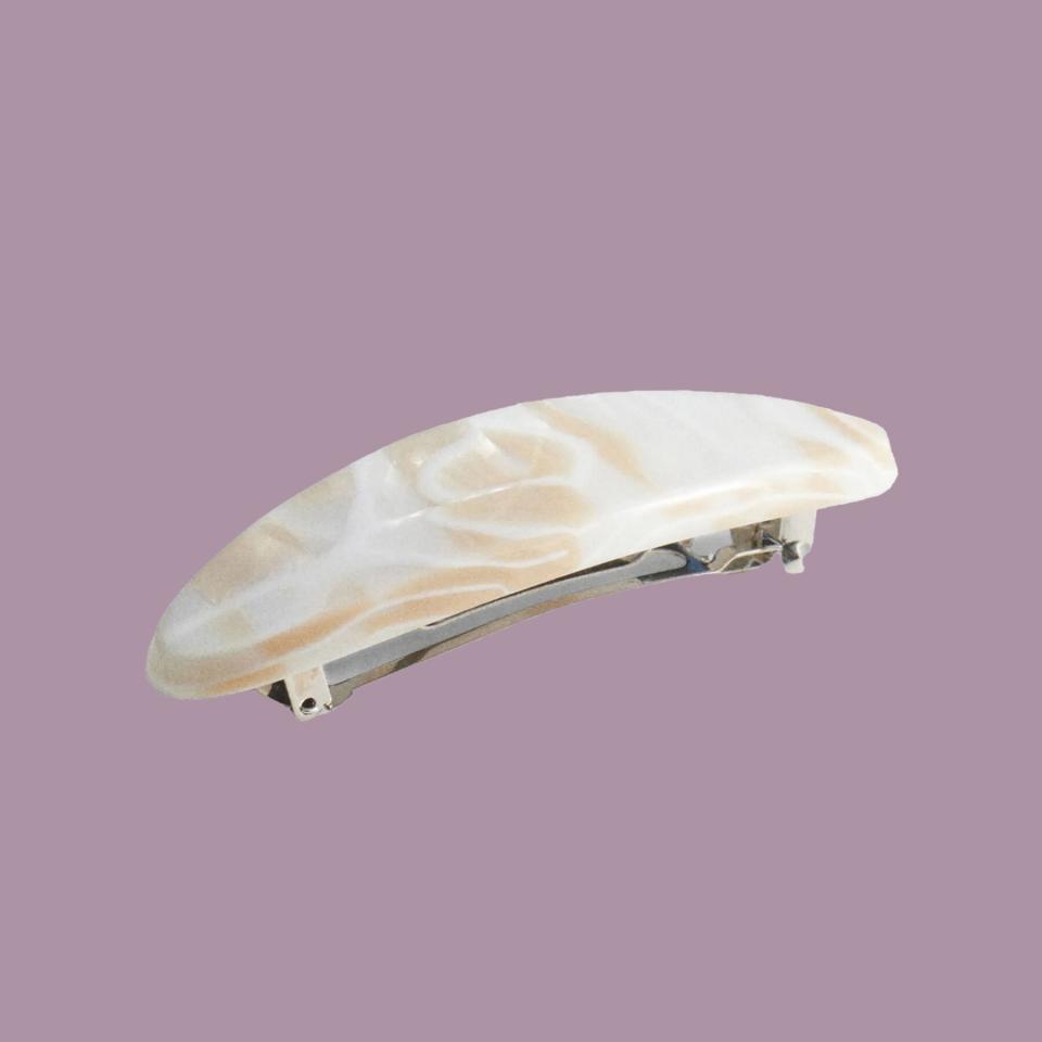 Small Mollusc Oval Barrette