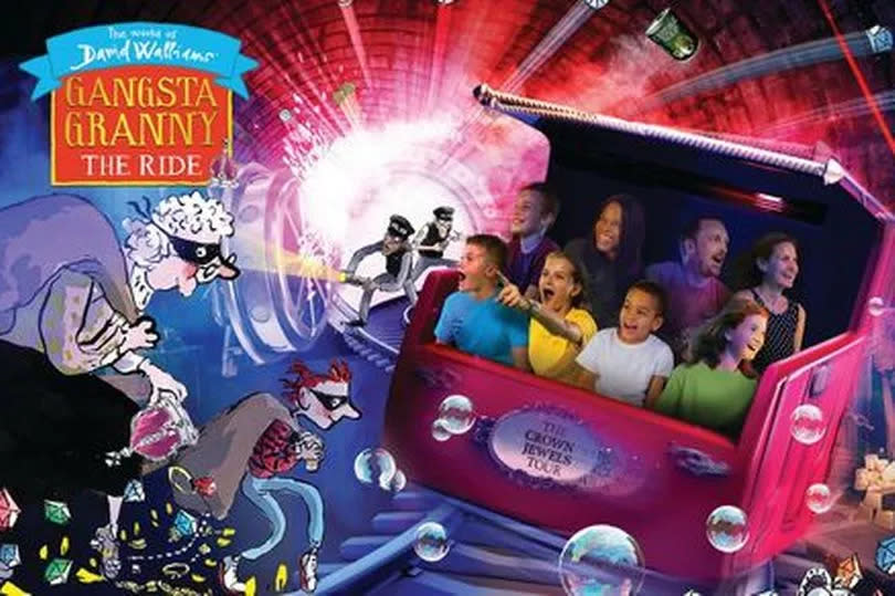 A promotion pic for the Gangsta Granny: The Ride