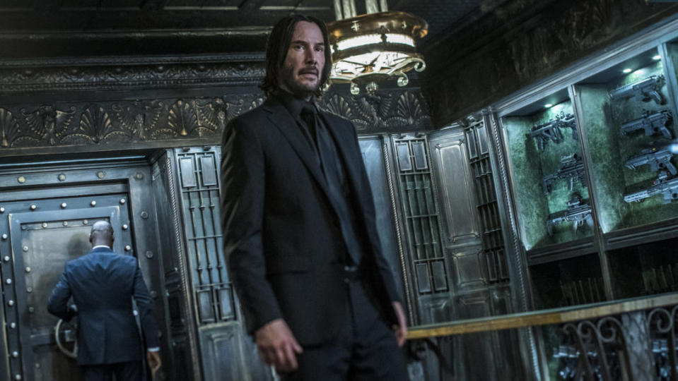 Keanu Reeves in 'John Wick: Chapter 3 - Parabellum'. (Credit: Lionsgate)