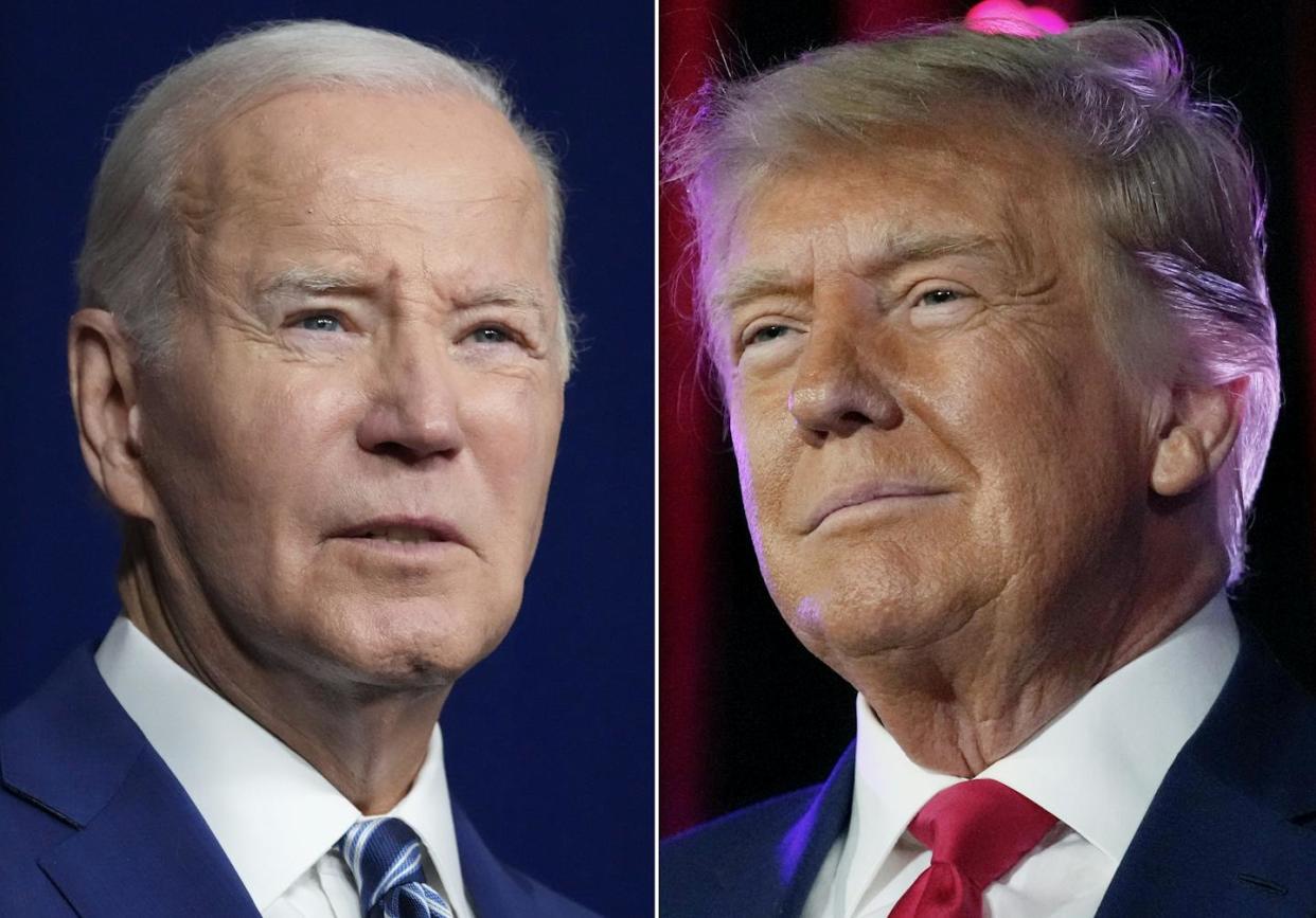 Both Joe Biden and Donald Trump are nearly twice the median age of the U.S. population. <a href="https://newsroom.ap.org/detail/Election2024ChinaUnitedStates/46152c599dd14340abc0595fca447682/photo" rel="nofollow noopener" target="_blank" data-ylk="slk:AP Photo;elm:context_link;itc:0;sec:content-canvas" class="link ">AP Photo</a>