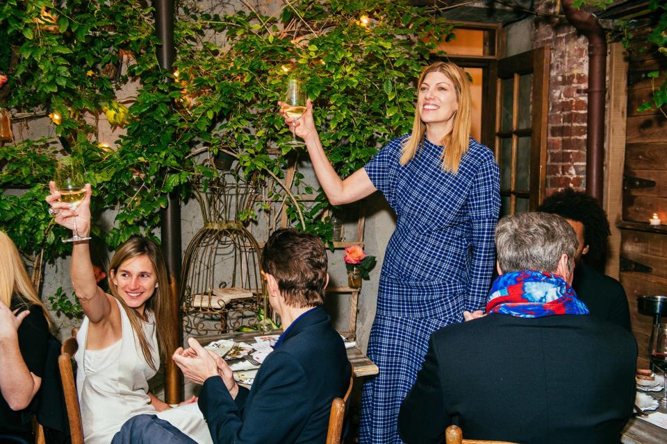 “The weather was exceptional,” Victor remembers. “And the restaurant was was able to open their ceiling, giving our mid-October reception a breezy alfresco feeling.”