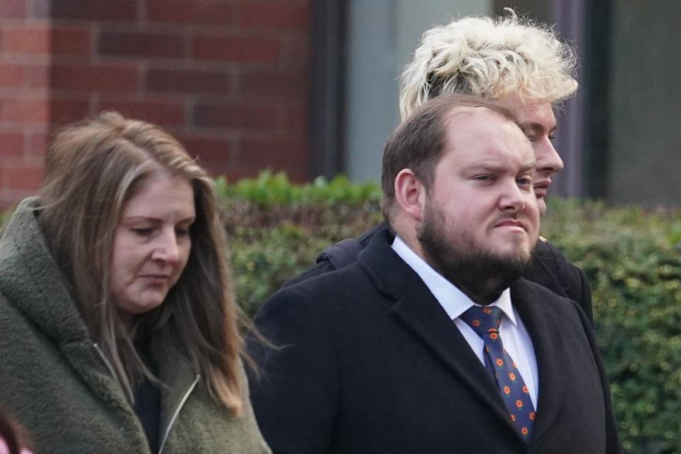 Sarah and Gary Andrews arrive at Nottingham Magistrates’ Court on Wednesday (PA Wire)