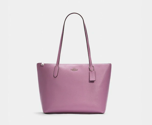 Zip Top Tote. Image via Coach Outlet.