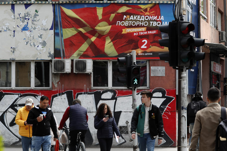 North Macedonia to elect president after campaign focused on hotbutton