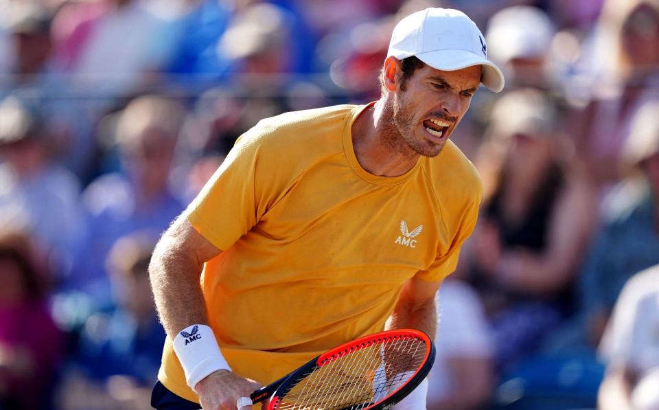 Andy Murray in Surbiton - PA/Zac Goodwin