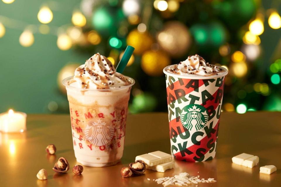 日本星巴克Starbucks聖誕飲料