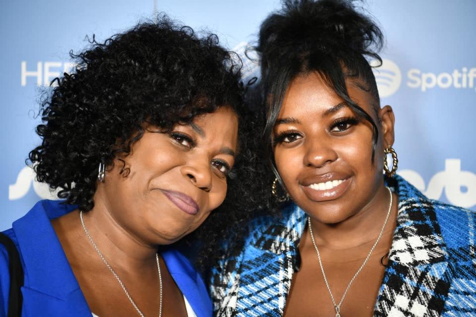 Brenda Edwards (left) mother of the late Jamal Edwards and his sister Tanisha Artman at the inaugural fundraising event for the Jamal Edwards Self Belief Trust (JESB), at HERE at the Outernet in central London. Music entrepreneur Edwards, who received an MBE for his services to music in 2014, died on February 20 this year at the age of 31. (Beresford Hodge/PA) (PA Wire)