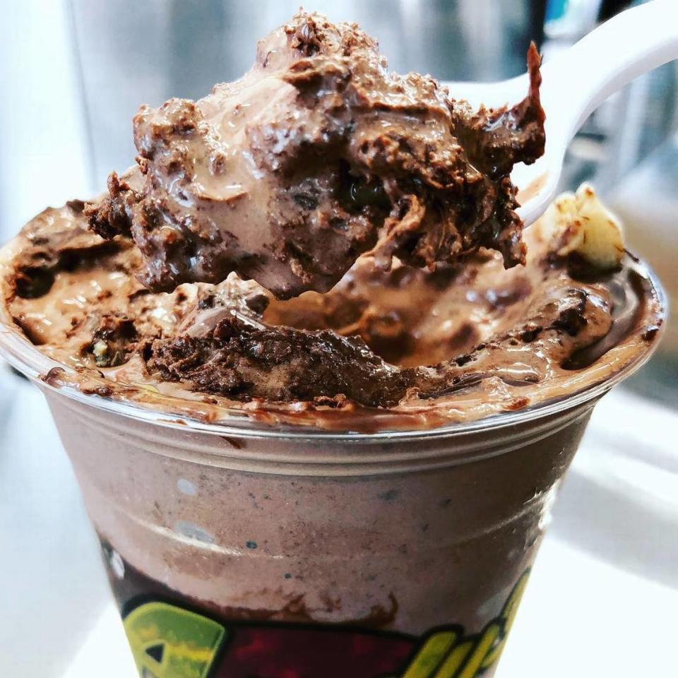 Andy’s triple chocolate concrete.