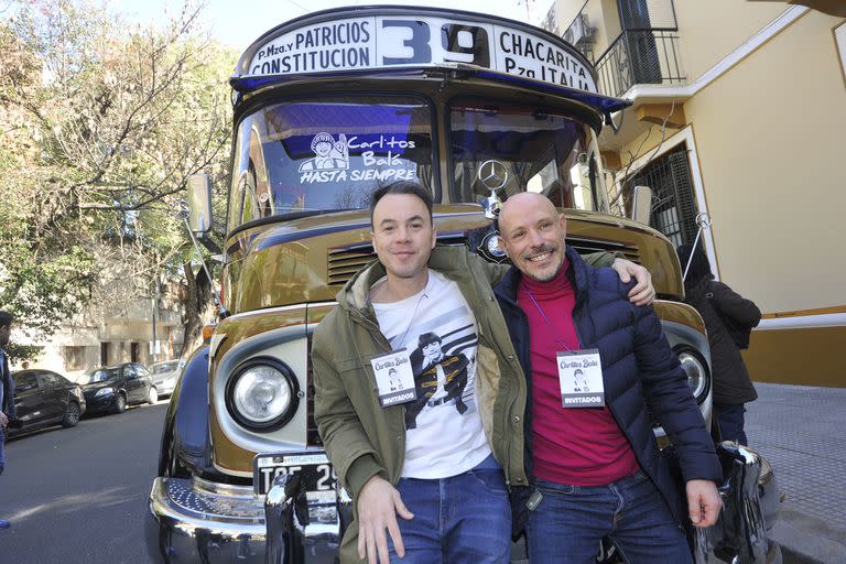 Los periodistas Javier Fabracci y Juan Butvilofsky también estuvieron presentes
