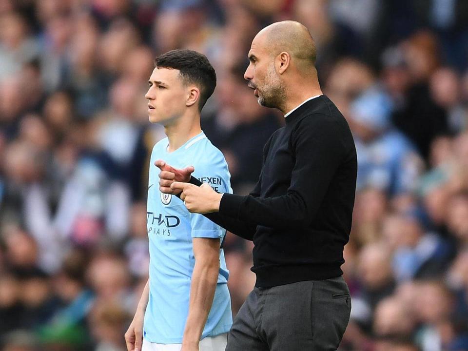 Foden made five league appearances for City last season (Getty)