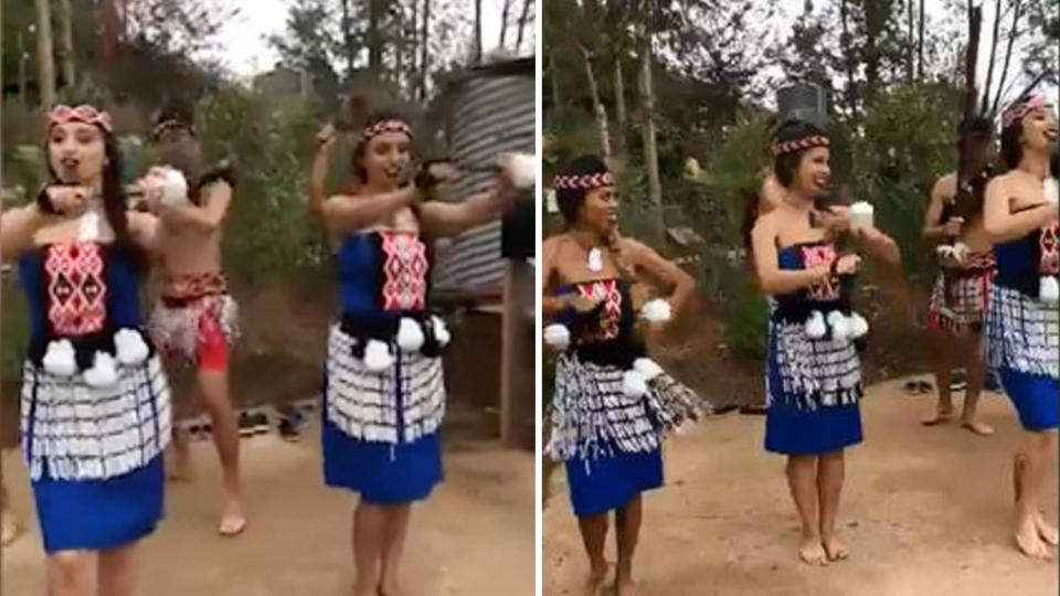 <span>San Diego Zoo Safari Park</span> came under fire after a Maori dance was performed to open an Australian exhibit. Source: Facebook / San Diego Zoo