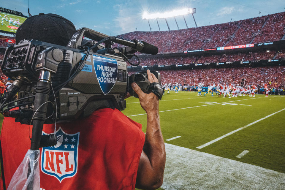 KANSAS CITY, MO - September 15: Photo from the Week 2 Amazon Thursday Night Football game between the Kansas City Chiefs and the San Diego Chargers at Arrowhead Stadium on September 15, 2022 in Kansas City, Missouri. (Photo by Jason Hanna/Amazon Sports)