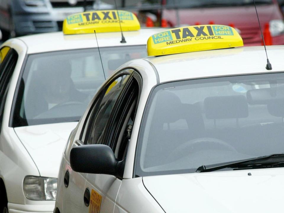 Campaigners say YouGov research shows a third (33 per cent) of people would be less likely to take a taxi if prices were hiked by 20 per cent (PA)