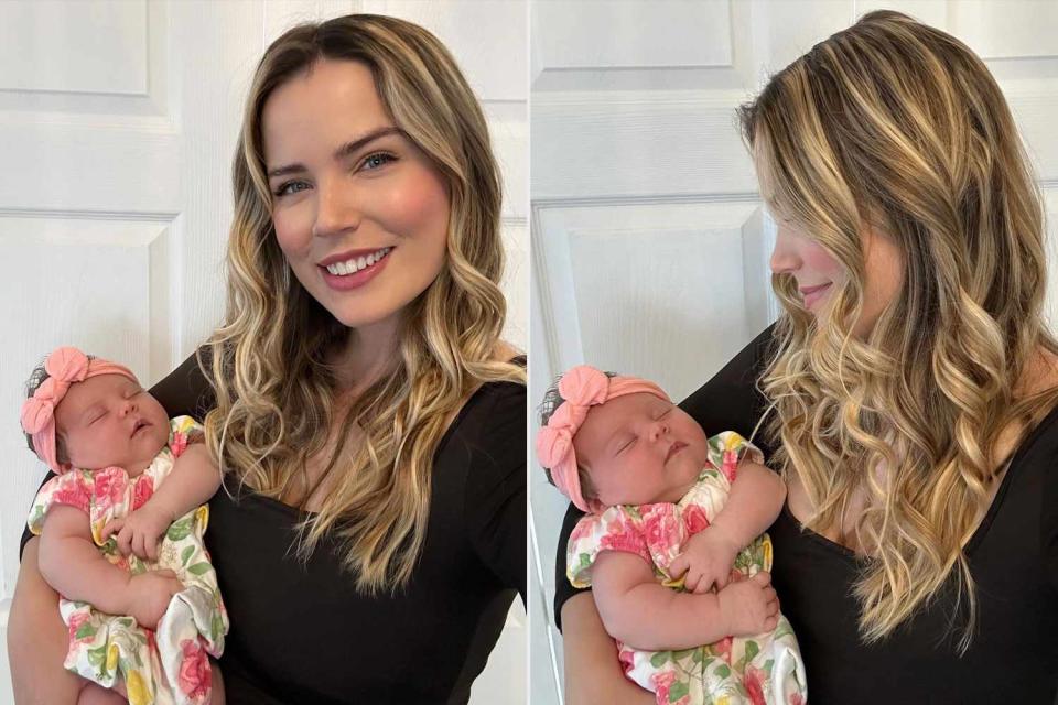 <p>Sofia Mattson/Instagram</p> Sofia Mattson and baby girl