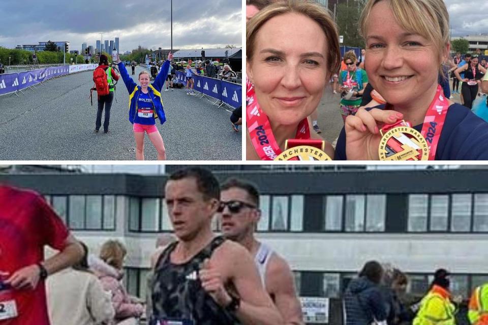 Bolton runners have completed the Manchester Marathon <i>(Image: Submission)</i>