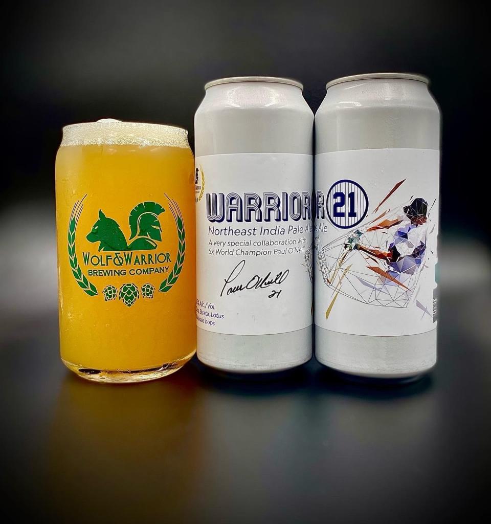 Warrior 21, the beer made in collaboration with Yankees legend Paul O'Neill is an India Pale Ale.