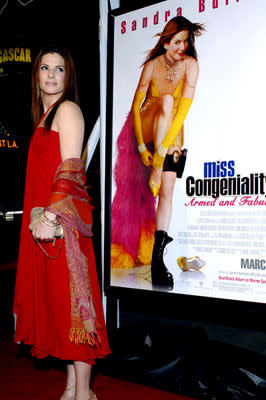 Sandra Bullock at the Hollywood premiere of Warner Bros. Pictures' Miss Congeniality 2: Armed and Fabulous