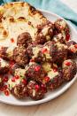 <p>Koftas are SUCH a great dinner choice, as they're easy to make, but look seriously fancy. We love using a mixture of minced lamb and beef and serving these with a tahini dressing, flatbreads and pomegranate seeds.</p><p>Get the <a href="https://www.delish.com/uk/cooking/recipes/a29725444/lamb-kofta/" rel="nofollow noopener" target="_blank" data-ylk="slk:Lamb Koftas;elm:context_link;itc:0;sec:content-canvas" class="link ">Lamb Koftas</a> recipe.</p>