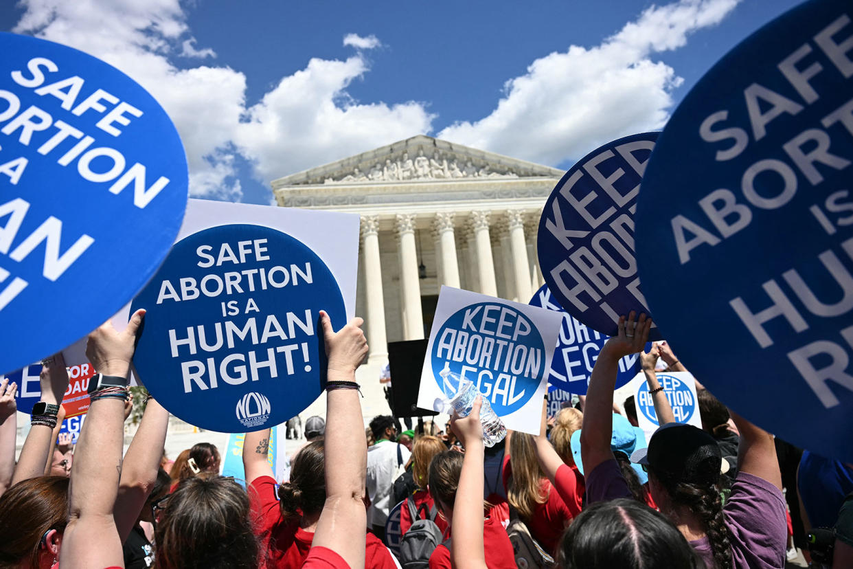 Pro Abortion Pro Choice Protest Supreme Court SCOTUS JIM WATSON/AFP via Getty Images