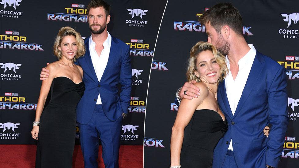 Chris Hemsworth at Thor Ragnarok premiere in LA.