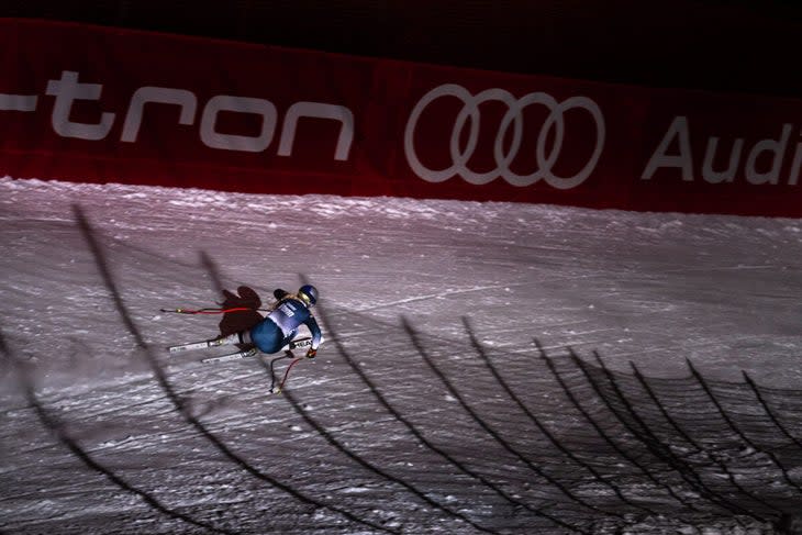 <span class="article__caption">Lindsey Vonn of the United States performs in Kitzbuehel, Austria on January 16, 2023.</span>