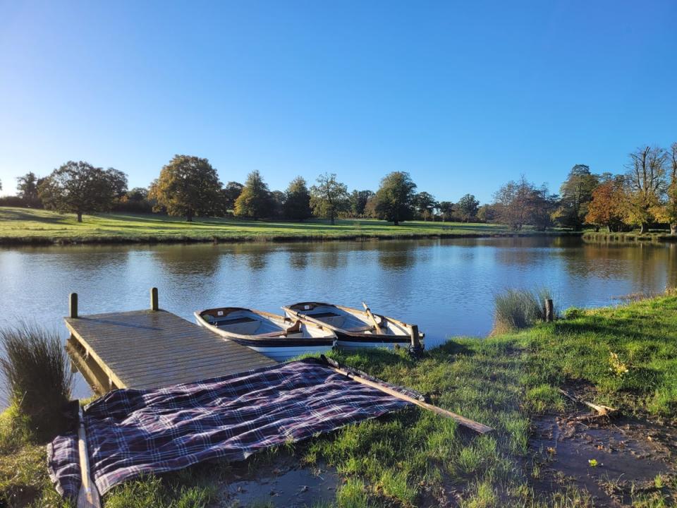 Guests are invited to go for a morning lake dip (Helen Coffey)