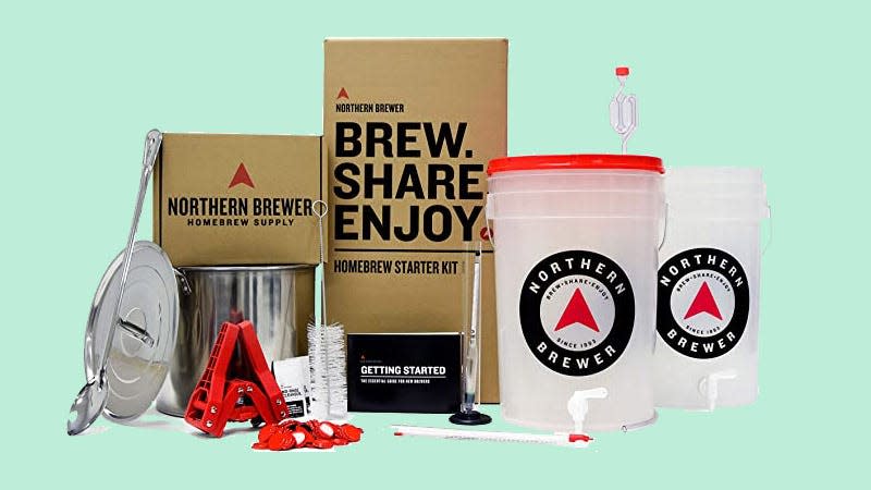 Turn them into a brew master with the Northern Brewer kit.