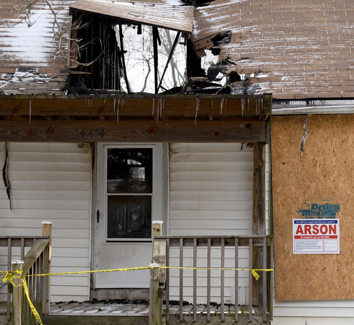 This fire damaged house on Eastland Avenue NE has Nimishillen Township officials frustrated.