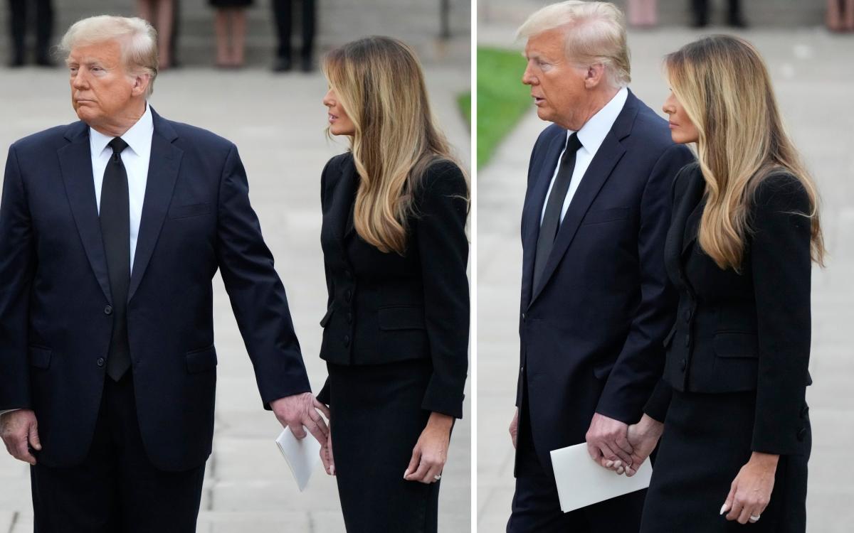 Donald Trump Skips Court To Attend Mother In Laws Funeral With Wife Melania And Son Barron