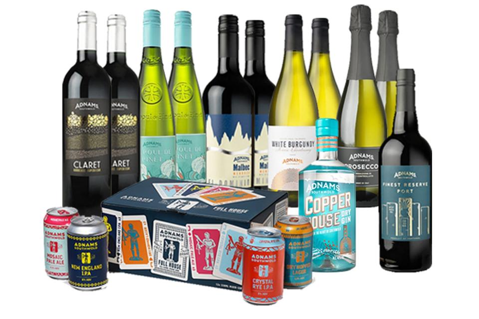 Adnams Christmas All Wrapped Up drinks bundle